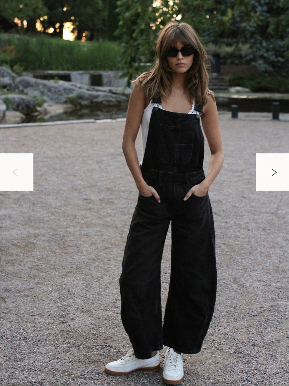 Free People We The Free Good Luck Barrel Overalls Medium NWT